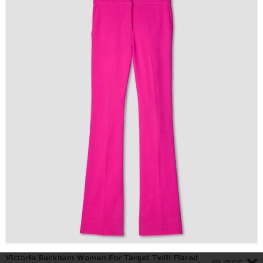 Victoria Beckham for Target Fushia Trousers